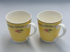 【希少&長期保管品】TIFFANY&Co. ティファニー マグカップ ピンクチューリップ 2客