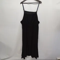 レディース　ワンピース　キャミソールワンピース　黒　大きいサイズ　10L  ☆KP-058☆