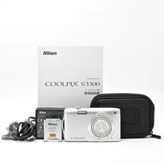 美品＞ Nikon COOLPIX S3300 クリスタルシルバー｜コンパクトデジタル