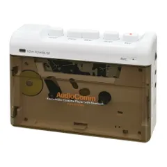 【新品】オーム電機 AudioComm カセットプレーヤー 無線接続｜CAS-W100N 03-5563 