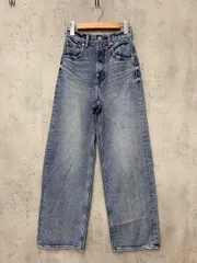 AZUL BY MOUSSY アズールバイマウジー ハイウエストワイド デニムパンツ sizeXS/L/BLU ■■ レディース