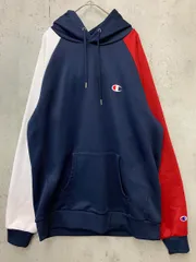 Champion チャンピオン ユニセックス Air-Sweat プルオーバー パーカー sizeXL/ネイビー ■■ メンズ