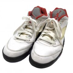 NIKE エアジョーダン5 LOWゴルフシューズ US8.5 ホワイト ナイキ