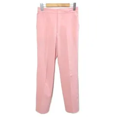 23区 オンワード樫山 21SS エディターズパンツ スラックス ストレッチ 36 S相当 ピンク X