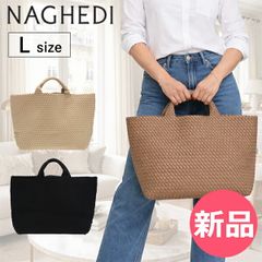 ✨新品 未使用✨ NAGHEDI ナゲディ ミディアム ブラック トートバッグ 