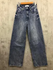 AZUL BY MOUSSY アズールバイマウジー ハイウエストワイド デニムパンツ sizeS/BLU ■■ レディース