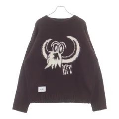 WTAPS (ダブルタップス) 25AW CREW NECK BVO / SWEATER / WOPL ウール混 クルーネックニットセーター バーガンディ 252MADT-KNM02のサムネイル
