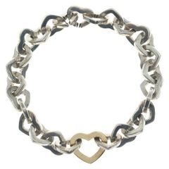 ティファニー ハートリンクブレスレットK18＊シルバー925TIFFANY&Co 