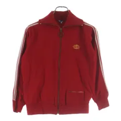 adidas (アディダス) 60S CREATION VENTEX ZIP UP TRACK JACKET 地球儀 ジップアップ トラックジャケット ジャージ レッドのサムネイル