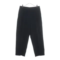 Graphpaper (グラフペーパー) Scale Off Wool Tapered Trousers スケールオフウール テーパード トラウザーパンツ ブラック GM241-40170Bのサムネイル