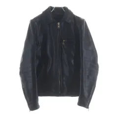 VANSON (バンソン) ENF エンフィールド レザー シングルライダースジャケット ブラック
