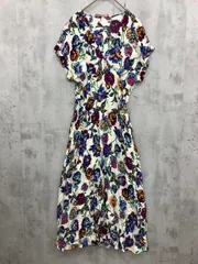 ZARA ザラ 花柄 Vネック ワンピース sizeS/総柄 ■◆ レディース