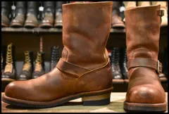 【10D 良品 11年】レッドウィング 2972 エンジニア 茶 カッパー ラフ＆タフ スチールトゥ ブラウン ブーツ redwing HOPESMORE【GD285】のサムネイル