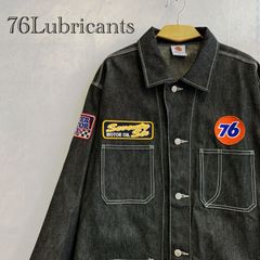 専用】76Lubricants 刺繍ワッペン デニムカバーオールジャケット
