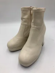 attagirl アタガール サイドジップ ショート ブーツ sizeS/アイボリー ■■ レディース
