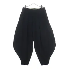 COMME des GARCONS HOMME PLUS (コムデギャルソンオムプリュス) 25AW ウールギャバジン ジップフライ バルーンパンツ ブラック PP-P025のサムネイル