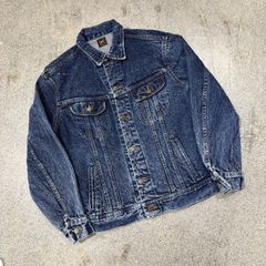 80s USA製 Lee 220 ケミカルウォッシュ デニム ジャケット XL - メルカリ