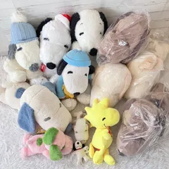 SNOOPY ぬいぐるみ ピーナッツ 13点セット PEANUTS 大量まとめ売り 未開封多数 タグあり多数 13