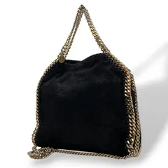 Stella McCartney ステラマッカートニー ファラベラ スモール 2WAY ハンドバッグ 黒 ブラック チェーンショルダー ショルダーバッグ レディース D2