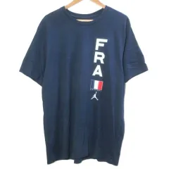 ナイキ NIKE JORDAN ジョーダン FRA DF チーム S/S Tシャツ CT8791-419 カットソー 半袖 ドライフィット バスケットボールウェア プリント クルーネック 大きいサイズ XL 紺 ネイビー /X