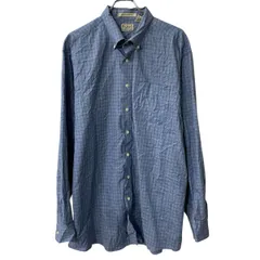 L.L.Bean 長袖 チェックシャツ XL ブルー エルエルビーン ボタンダウン チェック柄 胸ポケット 長袖シャツ 春物 a804-6250のサムネイル