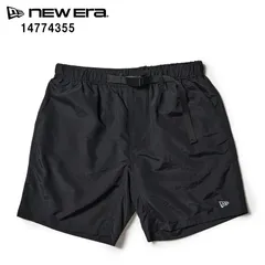 NEW ERA ニューエラ 14774225 ウェブベルト ショートパンツ ブラック アウトドア ポケッタブルショーツ【ニューエラ ニューエラアウトドア 撥水 ナイロンワッシャー ハーフパンツ ユニセックス テック生地 テックエア 新品】のサムネイル