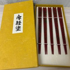 伝統工芸 津軽塗 箸 5膳セット 手造り - メルカリ