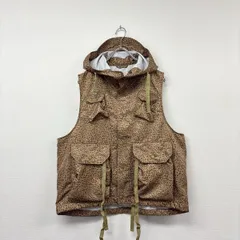 良品 Engineered Garments エンジニアードガーメンツ Field Vest Leopard フィールド ベスト レオパード ネペンテス サイズ M 804-0100のサムネイル