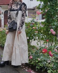 L'Or Pencil Wrap One-piece - メルカリ
