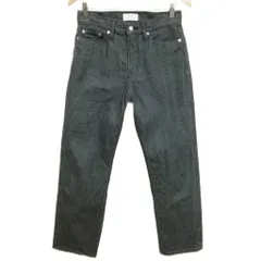 B&Y ユナイテッドアローズ BEAUTY&YOUTH ビューティー&ユース 1614-699-6313 リサイクルコットン デニム スリム ストレート パンツ L グレー