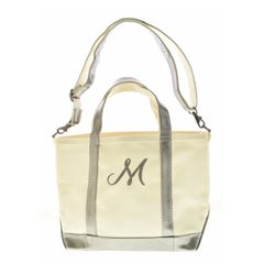 美品】L.L.Bean トートバッグ 2way ゴールド イニシャル入り - メルカリ