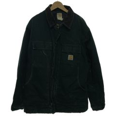 90s Carhartt 先染めブラック デニム ジャケット カバーオール 先染