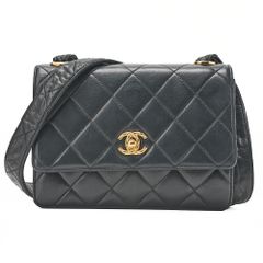 CHANEL シャネル　ウッドチェーンショルダーバッグ　 キャビアスキン   ウッド柄　シングル　 黒（ゴールド金具）  レディーストートバック ハイブランド【中古】【送料無料】 CHANEL - CHANEL シャネル ウッドチェーンショルダーバッグ キャビア