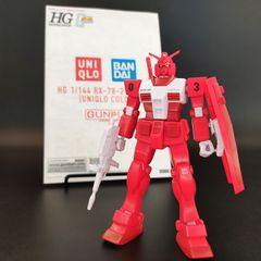 [정크품] 1/144 HG RX-78-2 유니클로 UT 오리지널 경품 기동전사 건담 40주년 기념 완성품 조립이 끝난 반다이 건담 Gunpla 2368