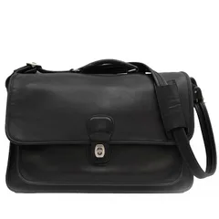 COACH コーチ ハンドバッグ オールドコーチ ヴィンテージ H9C-5180 メンズ メトロポリタン ターンロック グラブタンレザー フルグレインレザー ビジネス カーフ カバン 鞄 小物 ブラック 黒