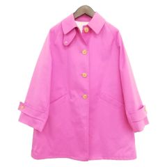 【新品タグ付】大きいサイズ42 スプリングコート ピンク 裏地花柄 OHARA 新品タグ付】大きいサイズ42 スプリングコート ピンク 裏地花柄 OHARA