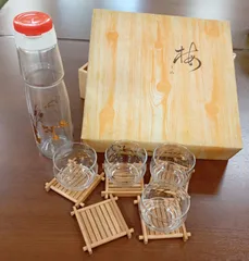 ガラス　冷茶グラス4個セット　カメイガラス
