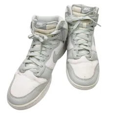 ナイキ NIKE Dunk High Retro スニーカー バスケットシューズ ハイカット チェック 28.5㎝ ホワイト ライトグレー K36783 0422