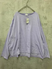 新品 URBAN RESEARCH DOORS アーバンリサーチドアーズ ミジン ボーダー ルーズ カットソー sizeONE/WHT×LVD ■◇ レディース