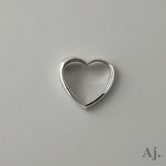 A◆  ジョージジェンセン　925シルバーペンダントトップ ジョージジェンセン Georg Jensen ネックレス ペンダント 2002 ハート