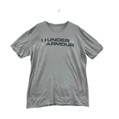 アンダーアーマー　メンズTシャツ　灰色　XLサイズ　クルーネック【4352】