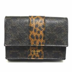 CELINE レオパード ジップウォレット ミニ財布 - メルカリ