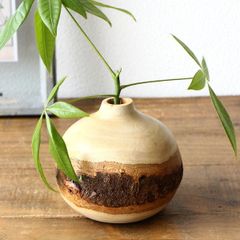 マンゴーウッド フラワーベース 大型 花器 アートフラワー用 - メルカリ
