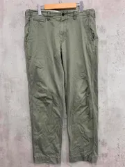 UNIQLO ユニクロ 321-422371 ヴィンテージレギュラーフィットチノ パンツ sizeウエスト82 レングス76/グリーン系 ■■ メンズ