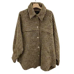 186004 現状品 EMODA エモダ ★タグ付き★　ラグランワイドシャツブルゾン ライトミックス レディースのサムネイル