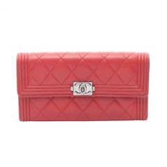 美品CHANELボーイ長財布二つ折りギャランティカード有り - メルカリ