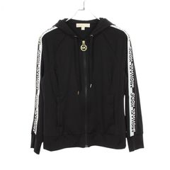 MICHAEL KORS ブラック パーカー ジョガーパンツ セットアップ S 