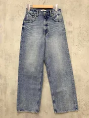 AZUL BY MOUSSY アズールバイマウジー 250ISS11-004J ハイウエストワイド デニムパンツ sizeM/青 ■■ レディース