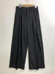 SKETCH スケッチ 韓国 タック ワイド パンツ sizeS/チャコール系 ■■ レディース
