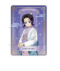 胡蝶しのぶ アニメ 鬼滅の刃 ランダム箔押しクリアカード 鬼滅 グッズ